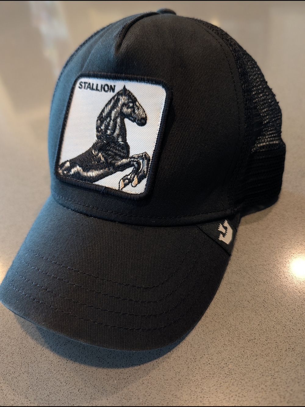 Goorin Bros Black Stallion Patch Trucker Hat